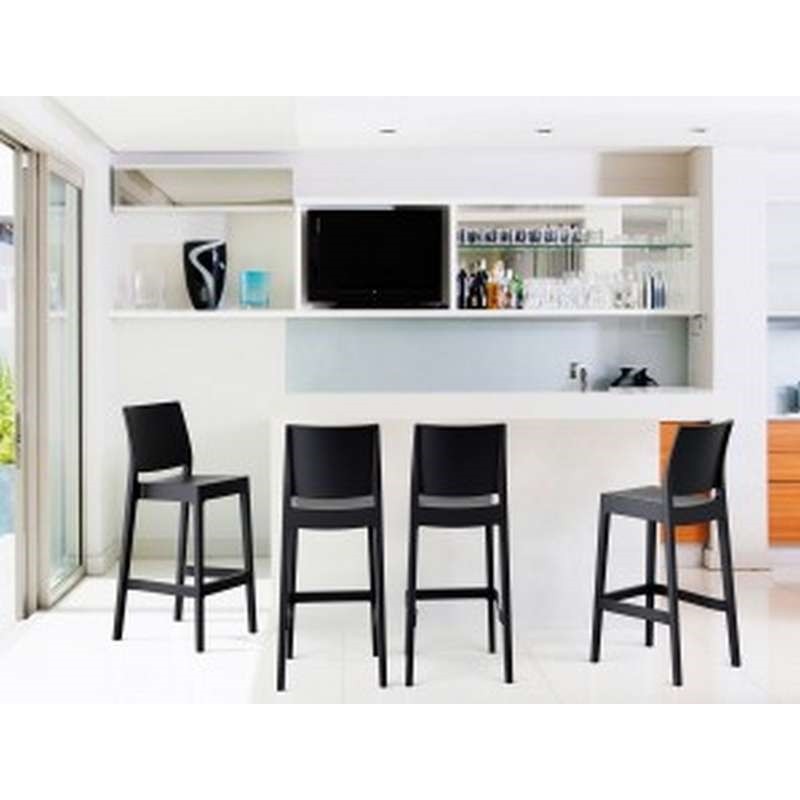 Σκαμπό Μπαρ Art Maison Humlebaek - Black (44x51x108εκ.) Σκαμπό Μπαρ Art Maison Humlebaek - Black (44x51x108εκ.)