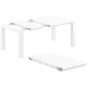 Τραπέζι Επεκτεινόμενο Art Maison Losning - White (100x100/140x75εκ.)