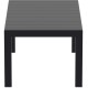 Τραπέζι Επεκτεινόμενο Art Maison Losning - Black (100x180/220x75εκ.)