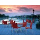 Καρέκλα Art Maison Logten - Red (48x53x83εκ.)