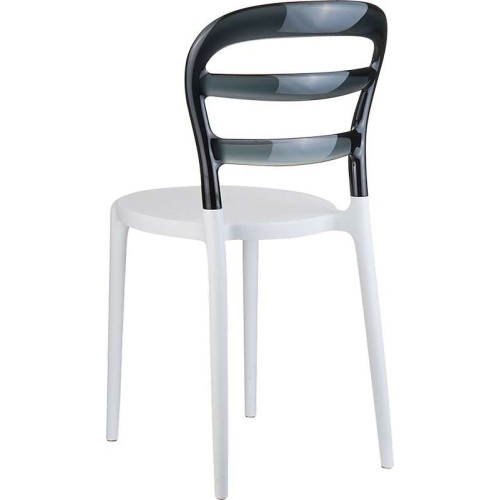 Καρέκλα Art Maison Hundested - White Black (42x50x85εκ.)