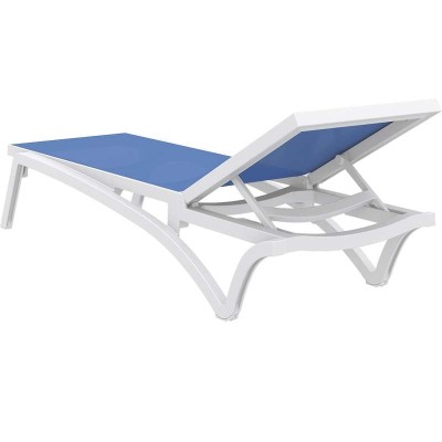 Ξαπλώστρα Art Maison Nykobing - White Blue (193x68x35εκ)