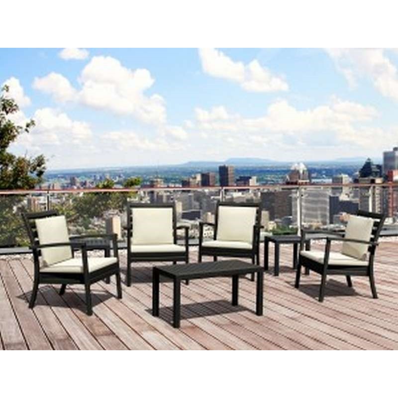 Τραπέζι Art Maison Skanderborg - Black (90Χ45Χ45εκ)