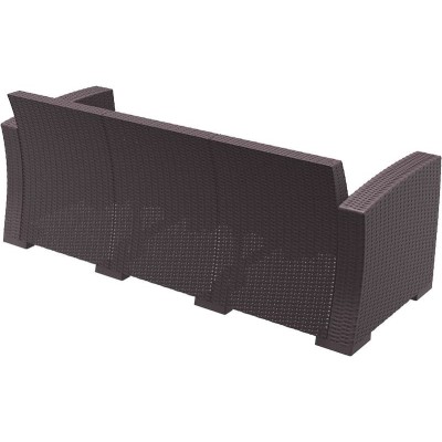 Καναπές Τριθέσιος Πολυπροπυλενίου Art Maison Fredericia - Brown (198x79x79εκ.)