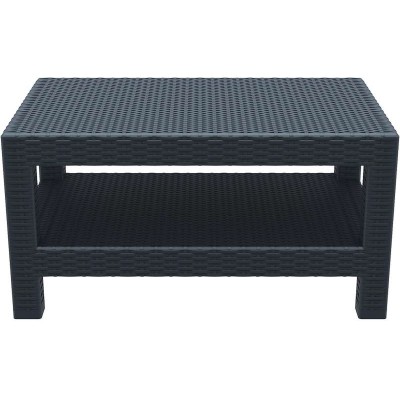 Τραπεζάκι Πολυπροπυλενίου Art Maison Fredericia - Dark Gray (92Χ57Χ45εκ.)