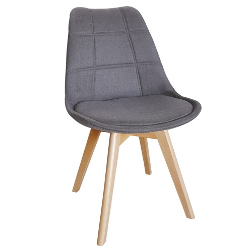 Καρέκλα Σετ 4 Τεμαχίων Art Maison Farum - Gray (49Χ53Χ82cm)