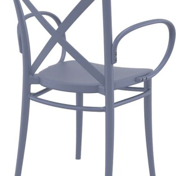 ΠΟΛΥΘΡΟΝΑ ART MAISON ANNIHILLUS DARK GREY ΠΟΛ/ΝΙΟΥ-57Χ51Χ87εκ.