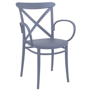 ΠΟΛΥΘΡΟΝΑ ART MAISON ANNIHILLUS DARK GREY ΠΟΛ/ΝΙΟΥ-57Χ51Χ87εκ.