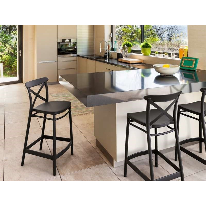 Σκαμπό Μπαρ Art Maison Strand - Dark Gray (45x50x96εκ.) Σκαμπό Μπαρ Art Maison Strand - Dark Gray (45x50x96εκ.)