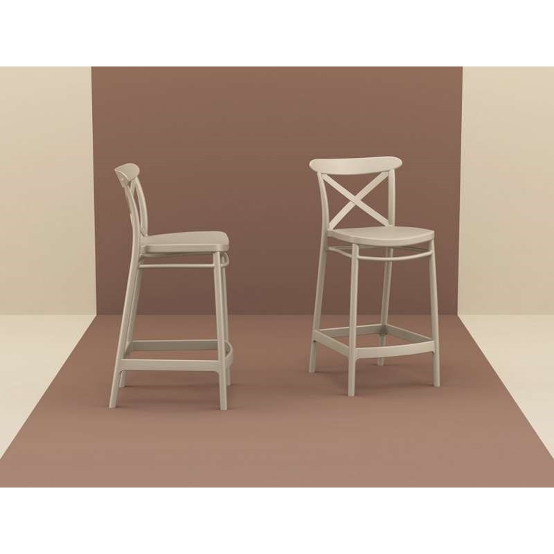 Σκαμπό Μπαρ Art Maison Strand - Taupe (45x50x96εκ.) Σκαμπό Μπαρ Art Maison Strand - Taupe (45x50x96εκ.)