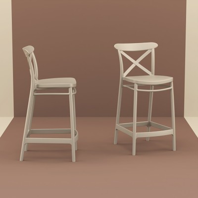 Σκαμπό Μπαρ Art Maison Strand - Taupe (45x50x96εκ.) Σκαμπό Μπαρ Art Maison Strand - Taupe (45x50x96εκ.)