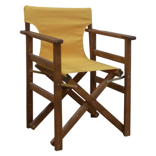 Καρέκλα Σκηνοθέτη με Καραβόπανο Art Maison Farum - Yellow (59X51X85εκ)