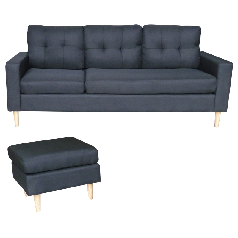 Γωνιακός Καναπές Art Maison Denmark - Black (185Χ126Χ85εκ.) Γωνιακός Καναπές Art Maison Denmark - Black (185Χ126Χ85εκ.)