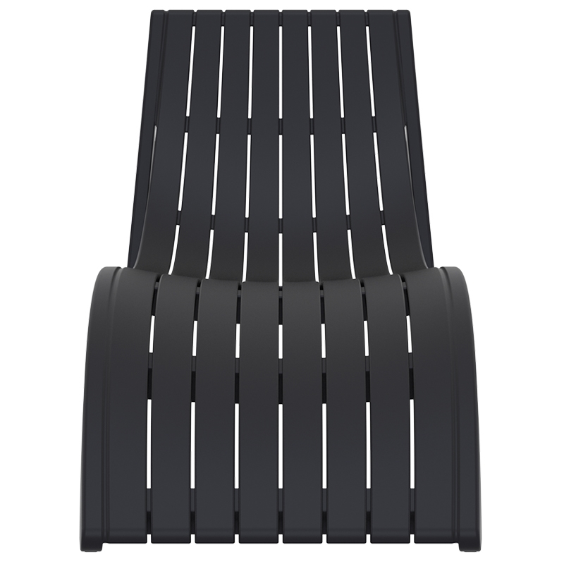 Ξαπλώστρα Art Maison Middelfart - Black (72x180x70εκ.)