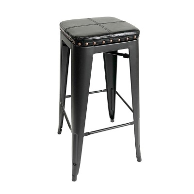 Σκαμπό χωρίς πλάτη Art Maison Olstykke - Black (43X43X76εκ.)