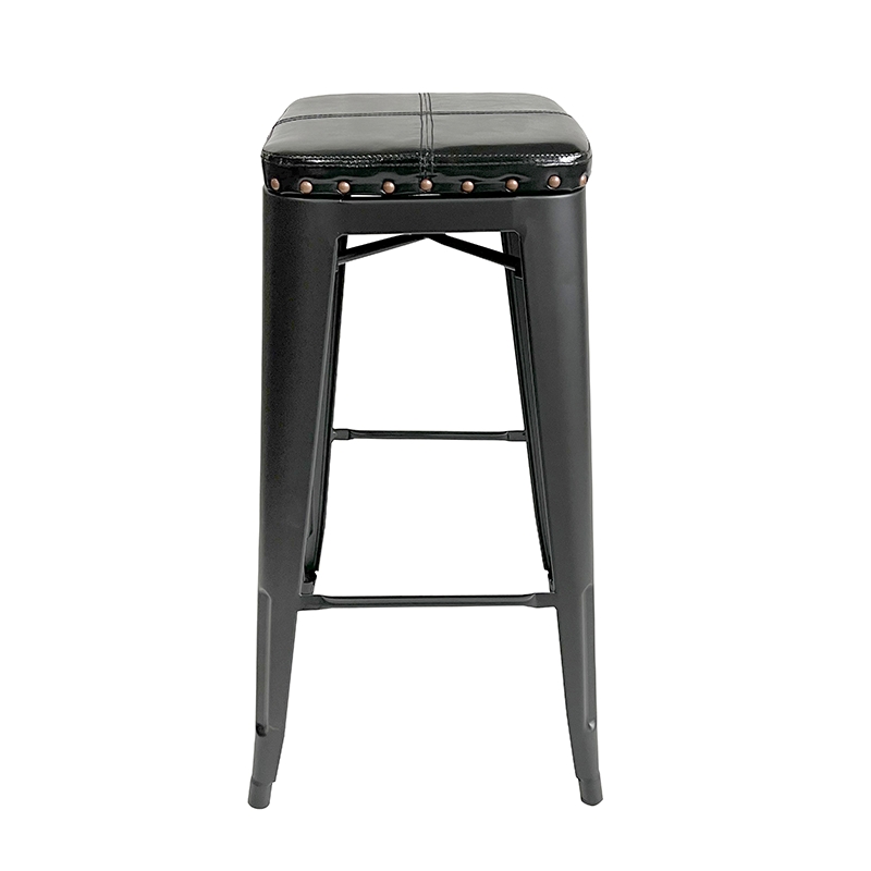 Σκαμπό χωρίς πλάτη Art Maison Olstykke - Black (43X43X76εκ.)