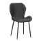 Καρέκλα 4 Τεμαχίων Art Maison Hobro - Black (51x56x85εκ.)