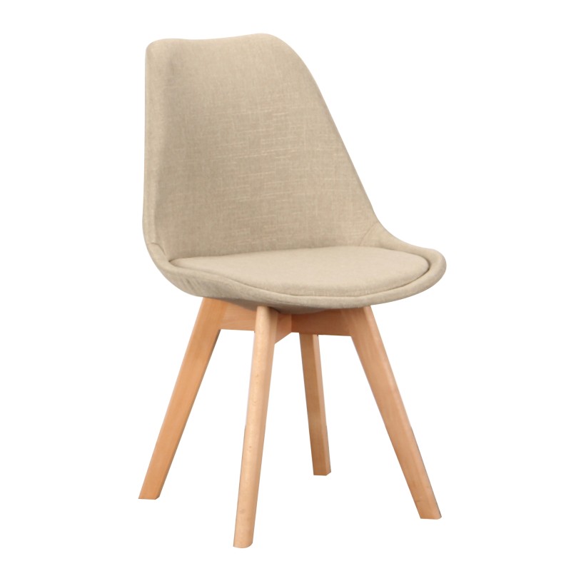 Καρέκλα Σετ 4 Τεμαχίων Art Maison Dragor - Beige (48x55x82εκ.) Καρέκλα Σετ 4 Τεμαχίων Art Maison Dragor - Beige (48x55x82εκ.)