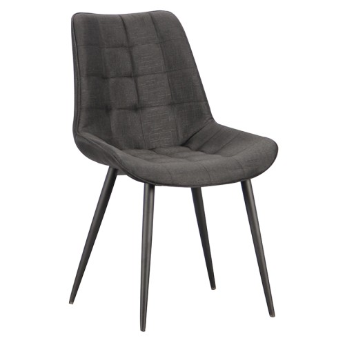 Καρέκλα Σετ 4 Τεμαχίων Art Maison Haslev - Dark Gray (53x60x48/87cm)