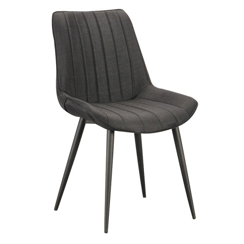 Καρέκλα Σετ 4 Τεμαχίων Art Maison Strand - Black (54X60X48/87cm)