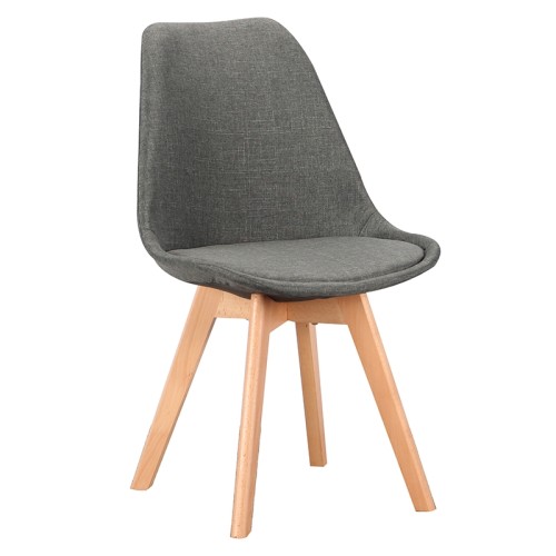 Καρέκλα Σετ 4 Τεμαχίων Art Maison Dragor - Gray (48x55x82cm)