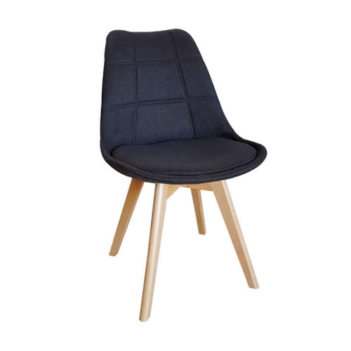 Καρέκλα Σετ 4 Τεμαχίων Art Maison Farum - Black (49Χ53Χ82cm)