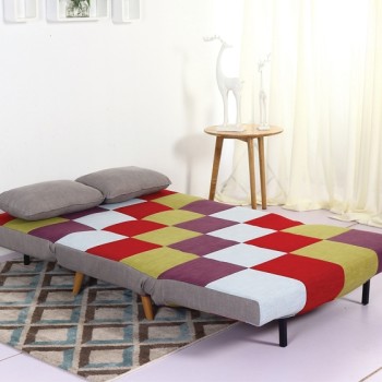 Καναπές-Κρεβάτι Art Maison Elliot Ύφασμα Patchwork 120Χ89εκ.-120Χ89Χ42-87εκ. - ΚΡΕΒ.120Χ190Χ28εκ.