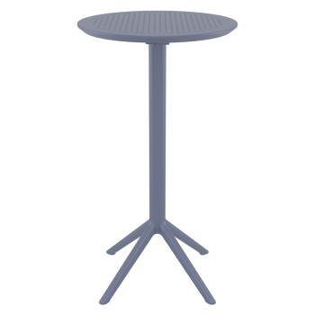 Τραπέζι Μπαρ Art Maison Strand - Dark Gray (Φ60x108εκ)