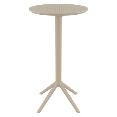 Τραπέζι Μπαρ Art Maison Strand - Taupe (Φ60x108εκ)