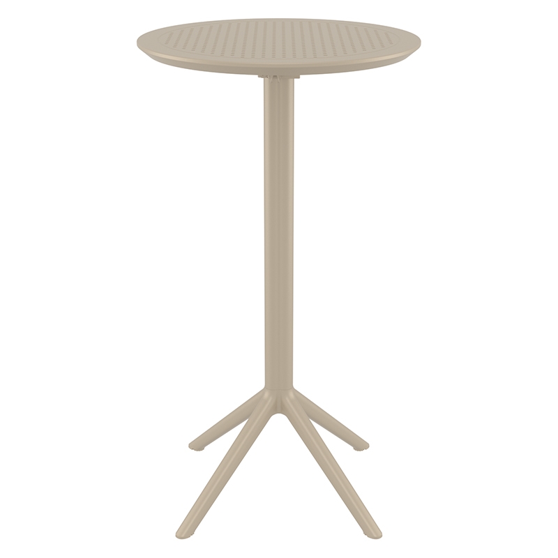 Τραπέζι Μπαρ Art Maison Strand - Taupe (Φ60x108εκ)