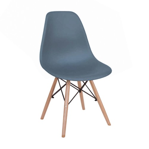 Καρέκλα 4 τεμαχίων Art Maison Kalundborg - Gray Natural (46x55x81εκ)