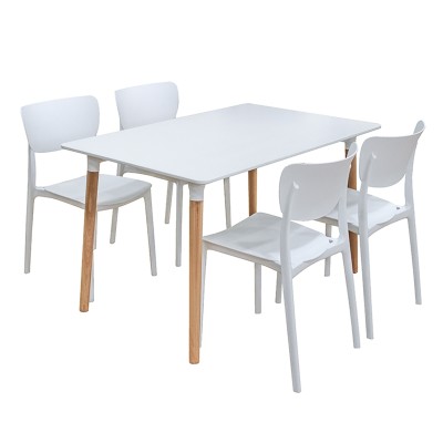 Σετ Τραπεζαρίας 5 Τεμαχίων Art Maison Fredensborg - White (120x80x72εκ.)