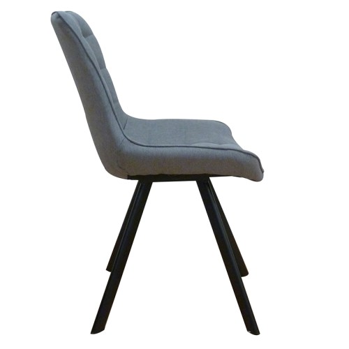 Καρέκλα Σετ 4 Τεμαχίων Art Maison Solrod - Gray (51X59X86εκ.)