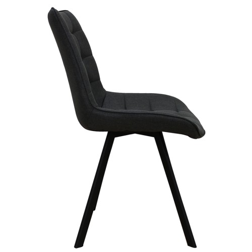 Καρέκλα Σετ 4 Τεμαχίων Art Maison Solrod - Black (51X59X86εκ.)
