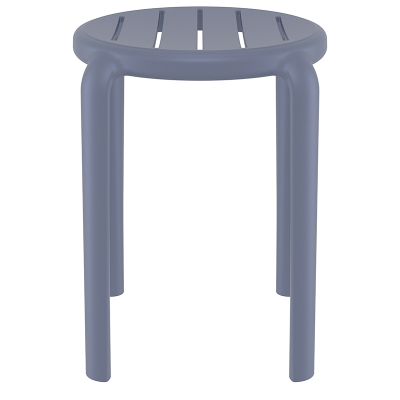 Σκαμπό Art Maison Vejen - Dark Gray (34x34x45εκ.)