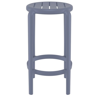 Σκαμπό Art Maison Vejen - Dark Gray (36x36x65εκ.)