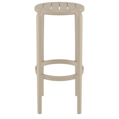 Σκαμπό Art Maison Vejen - Taupe (36x36x75εκ.)