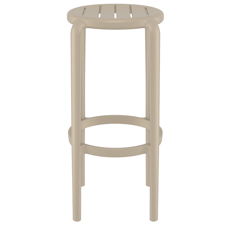 Σκαμπό Art Maison Vejen - Taupe (36x36x75εκ.)