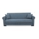 Καναπές Κρεβάτι Τριθέσιος Art Maison Herning - Silver Gray (210Χ80Χ75cm)