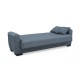 Καναπές Κρεβάτι Τριθέσιος Art Maison Silkeborg - Dark Gray (210Χ80Χ75εκ)