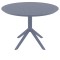 Τραπέζι Art Maison Strand - Dark Gray (Φ105x74εκ)
