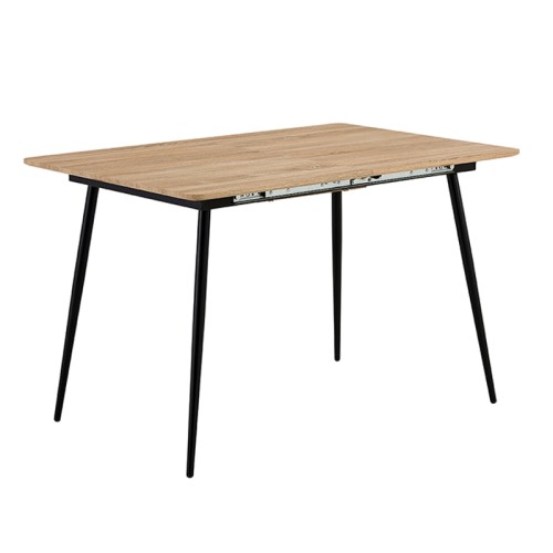 Τραπέζι Επεκτεινόμενο Art Maison Jyderup - Sonoma Black (120-160x80x76εκ.)