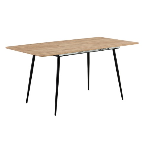 Τραπέζι Επεκτεινόμενο Art Maison Jyderup - Sonoma Black (120-160x80x76εκ.)