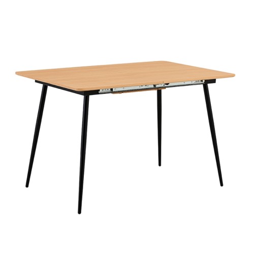 Τραπέζι Επεκτεινόμενο Art Maison Jyderup - Natural Black (120-160x80x76εκ.)