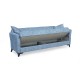 Καναπές Κρεβάτι Τριθέσιος Art Maison Roskilde - Blue Gray (210Χ80Χ75cm)