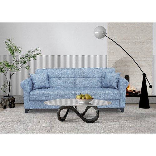Καναπές Κρεβάτι Τριθέσιος Art Maison Horsholm - Blue Gray (210Χ80Χ75εκ)