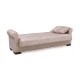 Καναπές Κρεβάτι Τριθέσιος Art Maison Herning - Light Brown (210Χ80Χ75εκ)