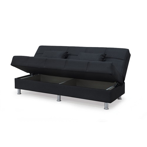 Καναπές Κρεβάτι Τριθέσιος Art Maison Helsingor - Black (180X90X80εκ)
