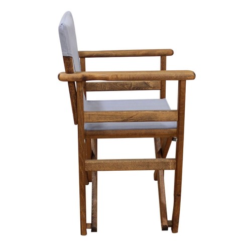 Καρέκλα Σκηνοθέτη με Καραβόπανο Art Maison Farum - Gray (59X51X85cm)