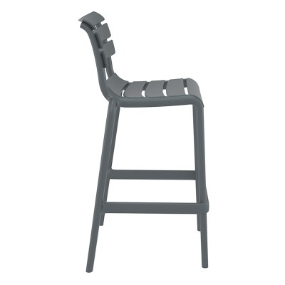 Σκαμπό μπαρ Art Maison Aars - Dark Gray (53x55x105εκ.) Σκαμπό μπαρ Art Maison Aars - Dark Gray (53x55x105εκ.)